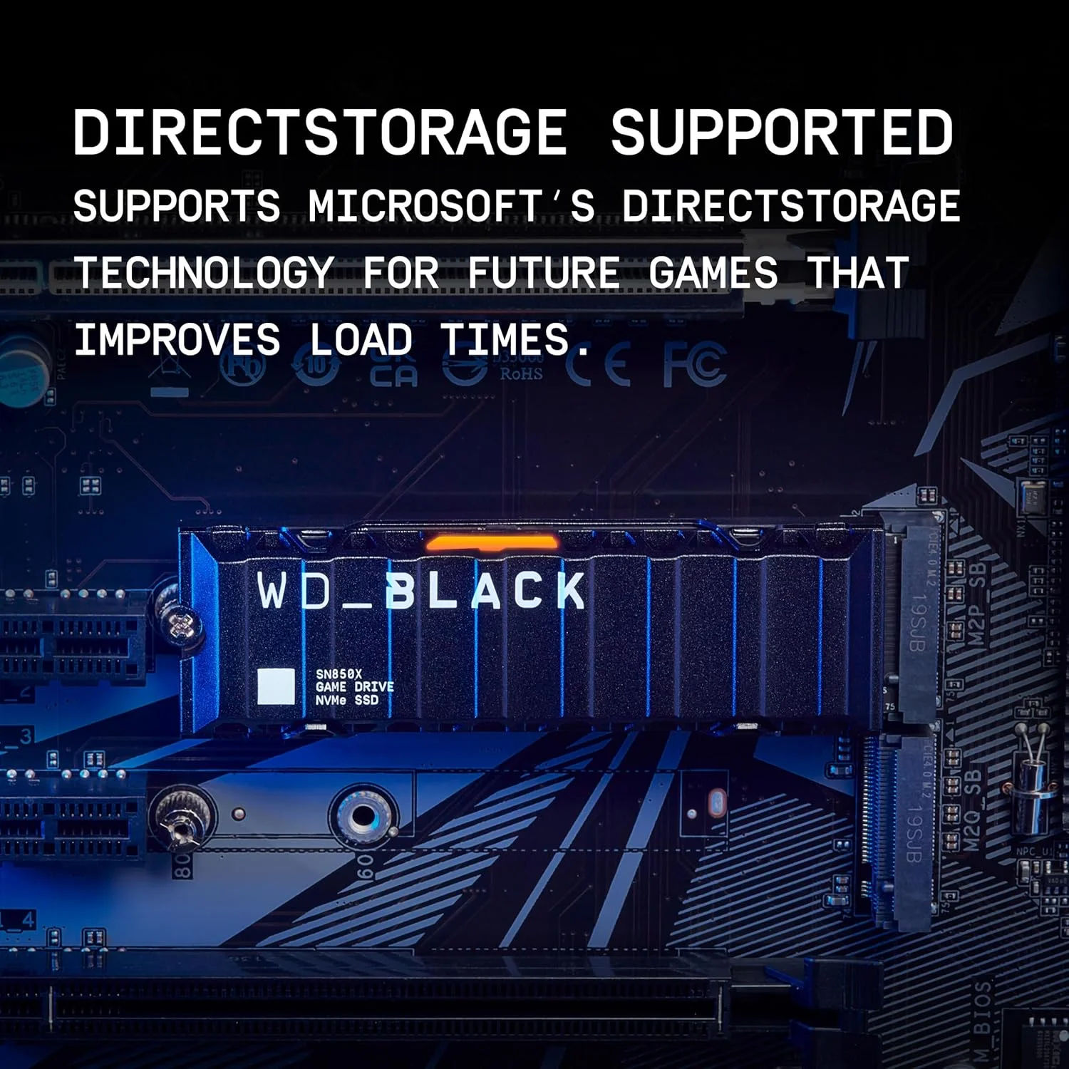 درایو حالت جامد داخلی گیمینگ WD_BLACK SN850X NVMe با ظرفیت 4 ترابایت به همراه هیت سینک - سازگار با پلی استیشن 5، Gen4 PCIe، M.2 2280، سرعت تا 7300 مگابایت بر ثانیه - WDS400T2XHE