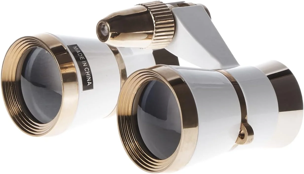 دوربین تئاتر 3x25 Blueline BARSKA با گردنبند، سفید صدفی