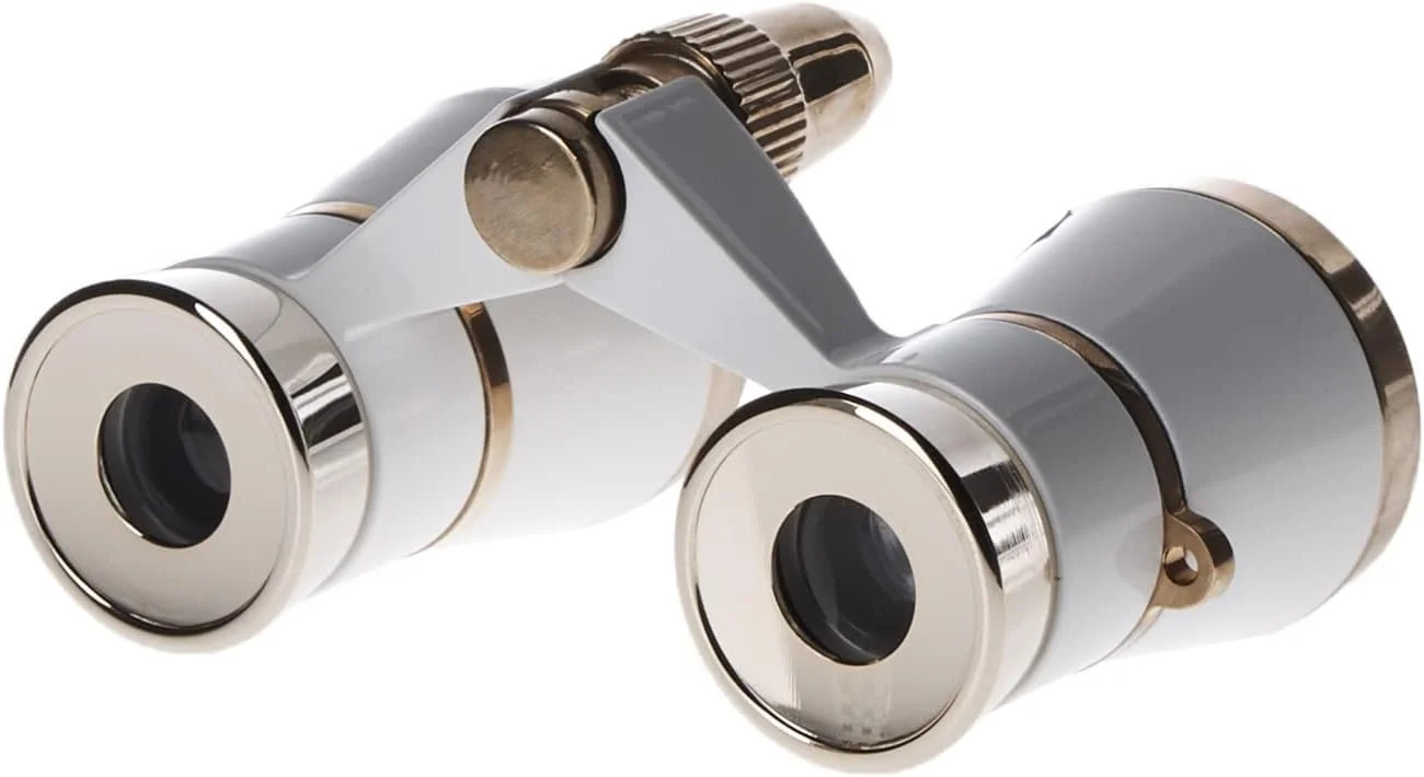 دوربین تئاتر 3x25 Blueline BARSKA با گردنبند، سفید صدفی