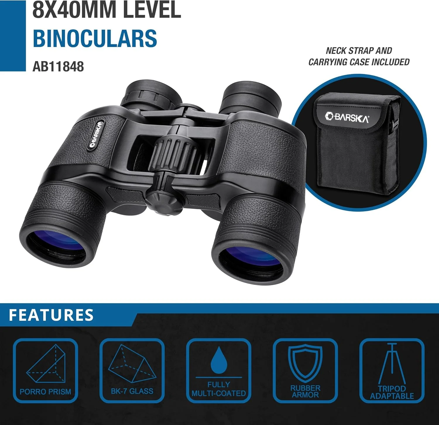 دوربین شکاری جمع و جور و سبک وزن چند منظوره Barska - اپتیک چند لایه ممتاز برای تماشای پرندگان، پیاده روی، مسافرت، ورزش، رویدادها، تئاترها دوربین شکاری جمع و جور و سبک وزن چند منظوره Barska - اپتیک چند لایه ممتاز برای تماشای پرندگان، پیاده روی، مسافرت، ورزش، رویدادها، تئاترها