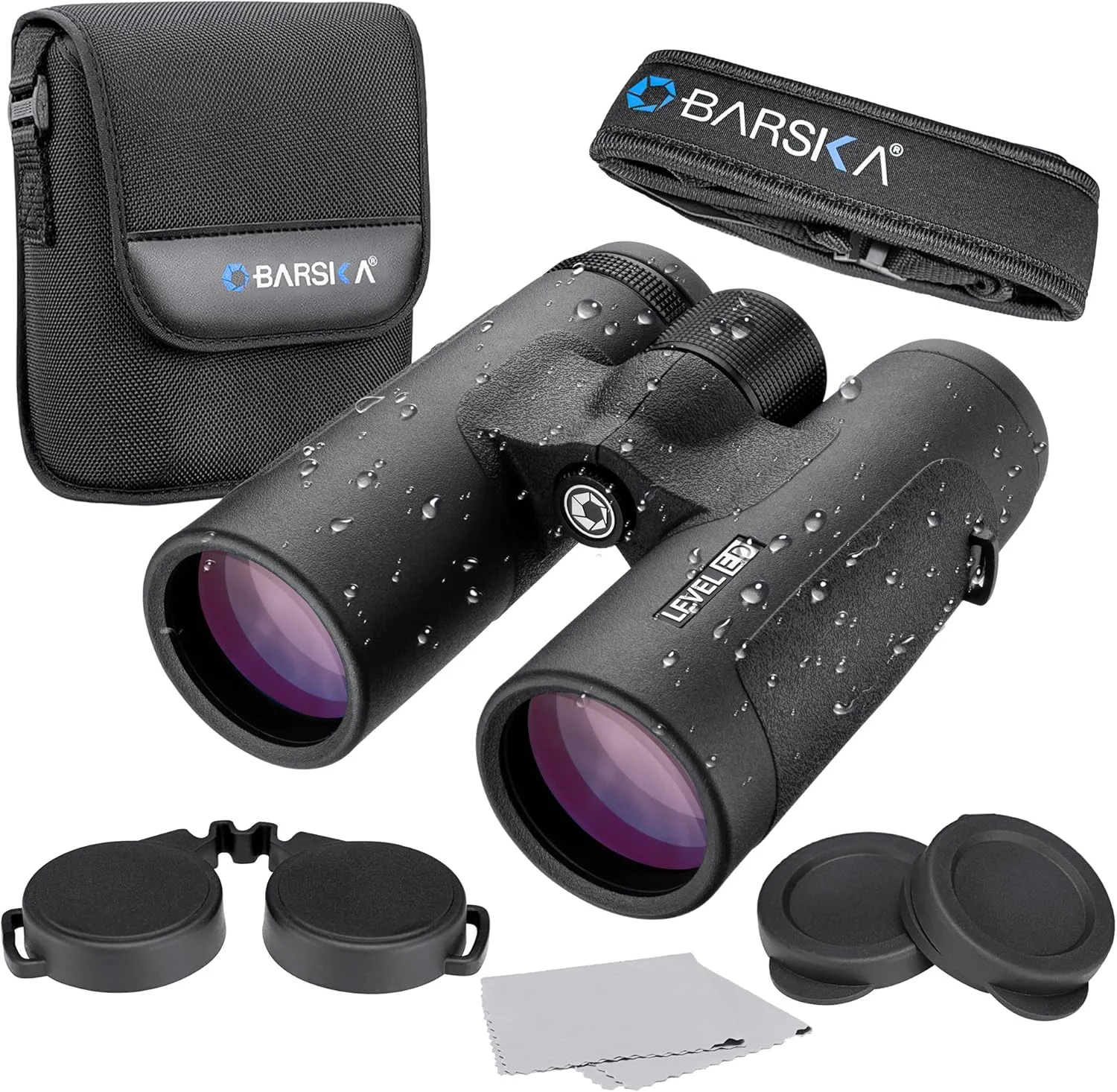 دوربین دوچشمی ضدآب BARSKA AB12992 Level ED 10x42، چند رنگ، سایز واحد