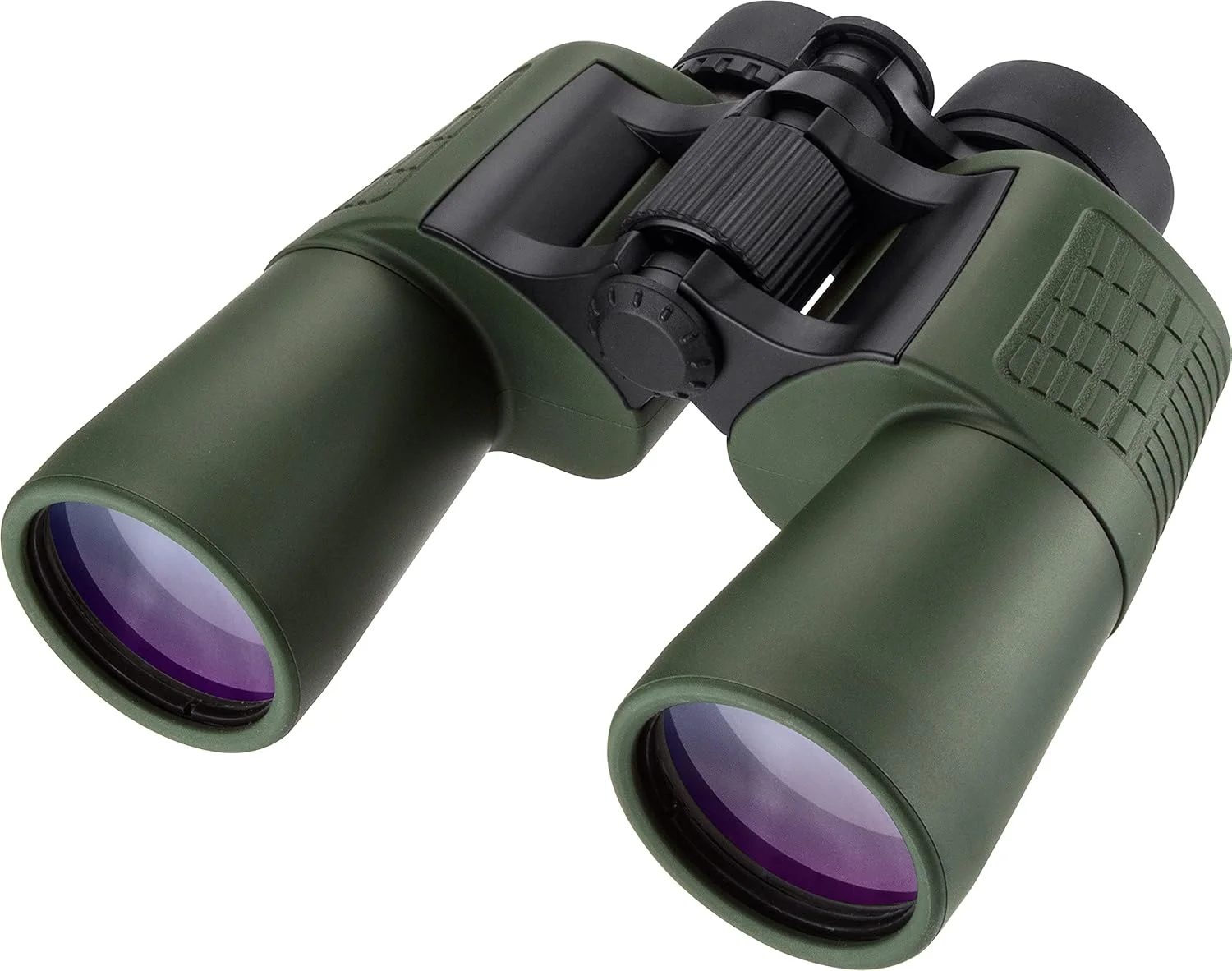 دوربین دوچشمی زاویه دید فوق العاده گسترده 10x50 Barska X-Treme View – منشور BAK-4، روکش لاستیکی ضد ضربه، اپتیک شفاف برای تماشای پرندگان، شکار، ورزش و ماجراجویی در فضای باز