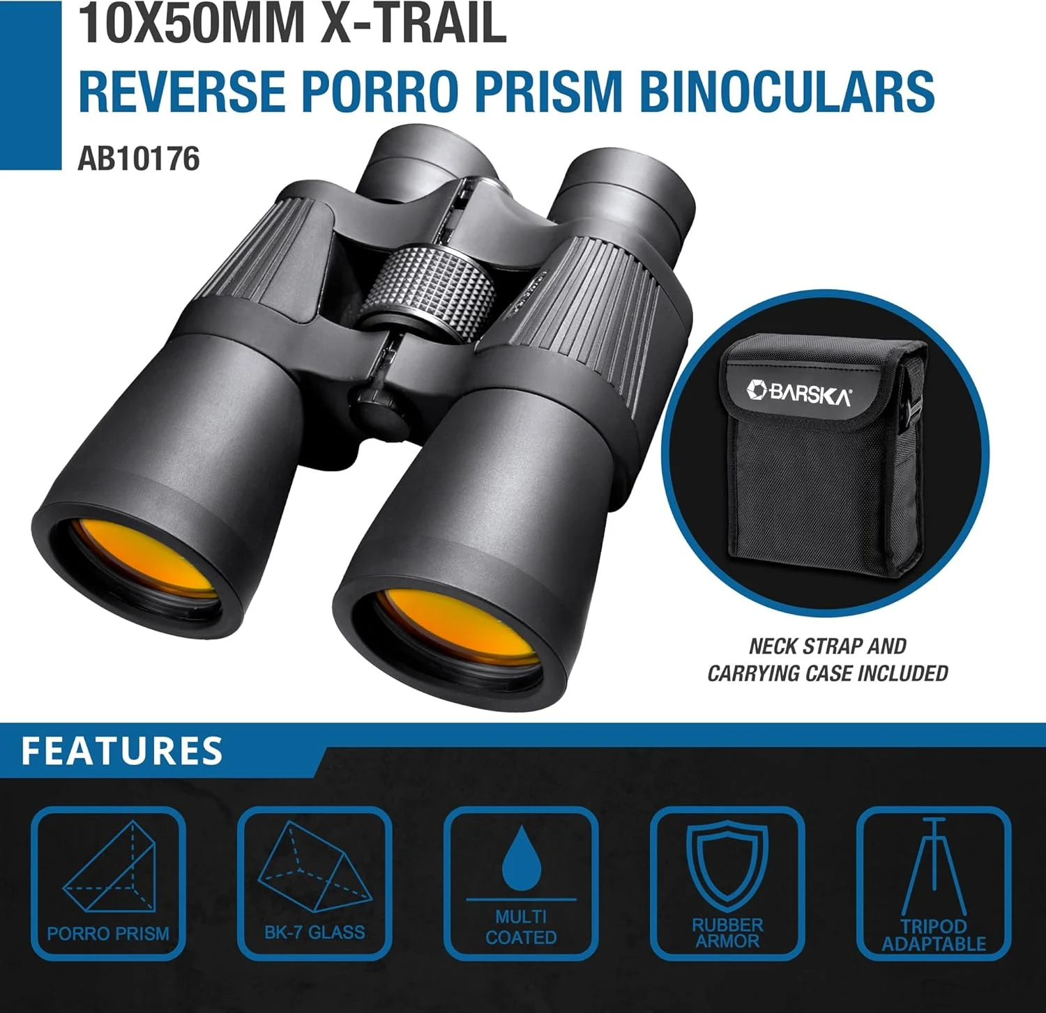 دوربین دوچشمی 10x50 BARSKA X-Trail