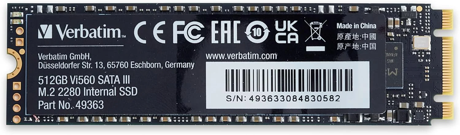 حافظه اس اس دی داخلی وریتیوم مدل VI550 S3 M.2 با ظرفیت 512 گیگابایت
