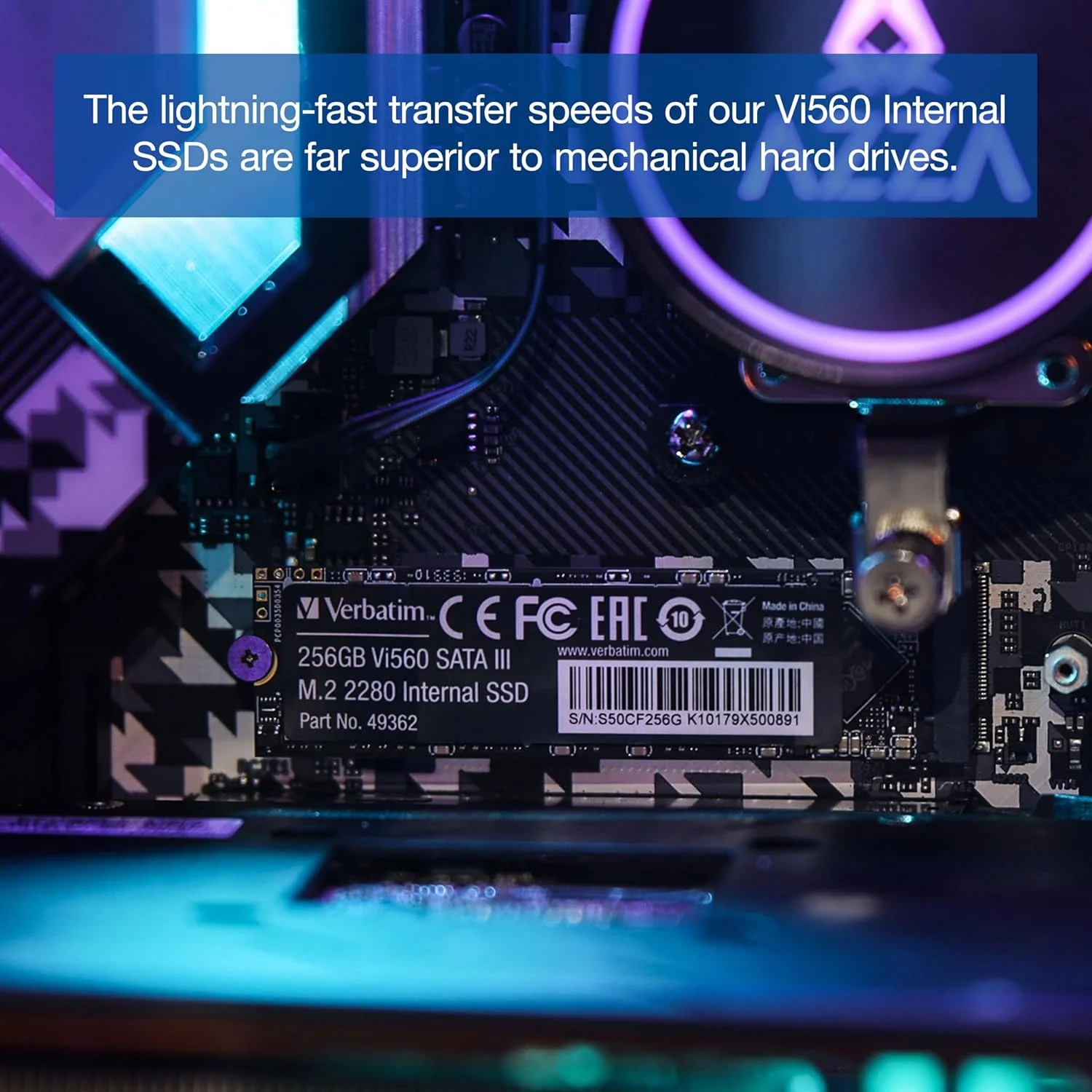 حافظه اس اس دی داخلی وریتم مدل VI550 S3 M.2 با ظرفیت 1 ترابایت