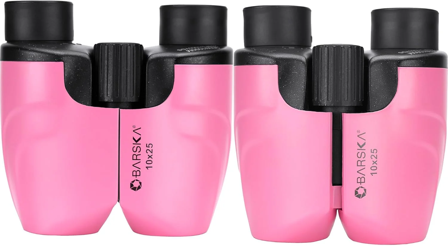 دوربین دوچشمی 10x25 صورتی Porro از BARSKA