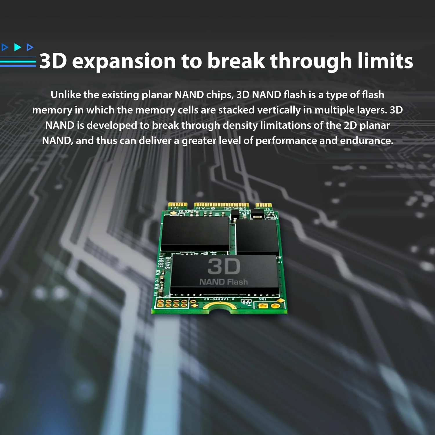 حافظه اس اس دی 128 گیگابایتی M.2 ترنسند مدل 430S با رابط SATA III 6Gb/s، رنگ نقره ای