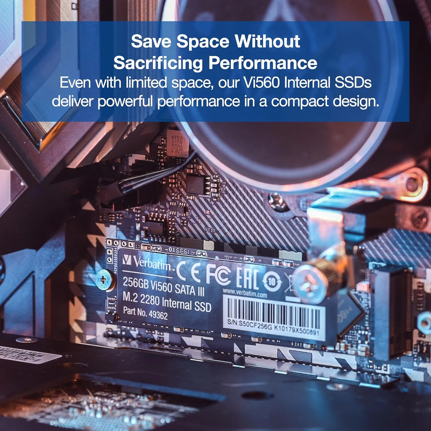 حافظه اس اس دی داخلی وریتم مدل VI550 S3 M.2 با ظرفیت 1 ترابایت