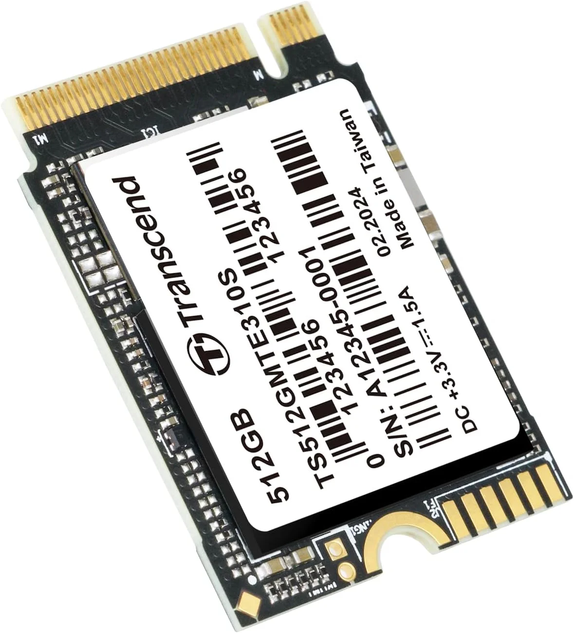 حافظه اس اس دی 512 گیگابایتی M.2 2230 NVMe PCIe Gen4 x4 ترنسند مدل MTE310S (سرعت خواندن/نوشتن تا 3300/700 مگابایت بر ثانیه) - TS512GMTE310S-E