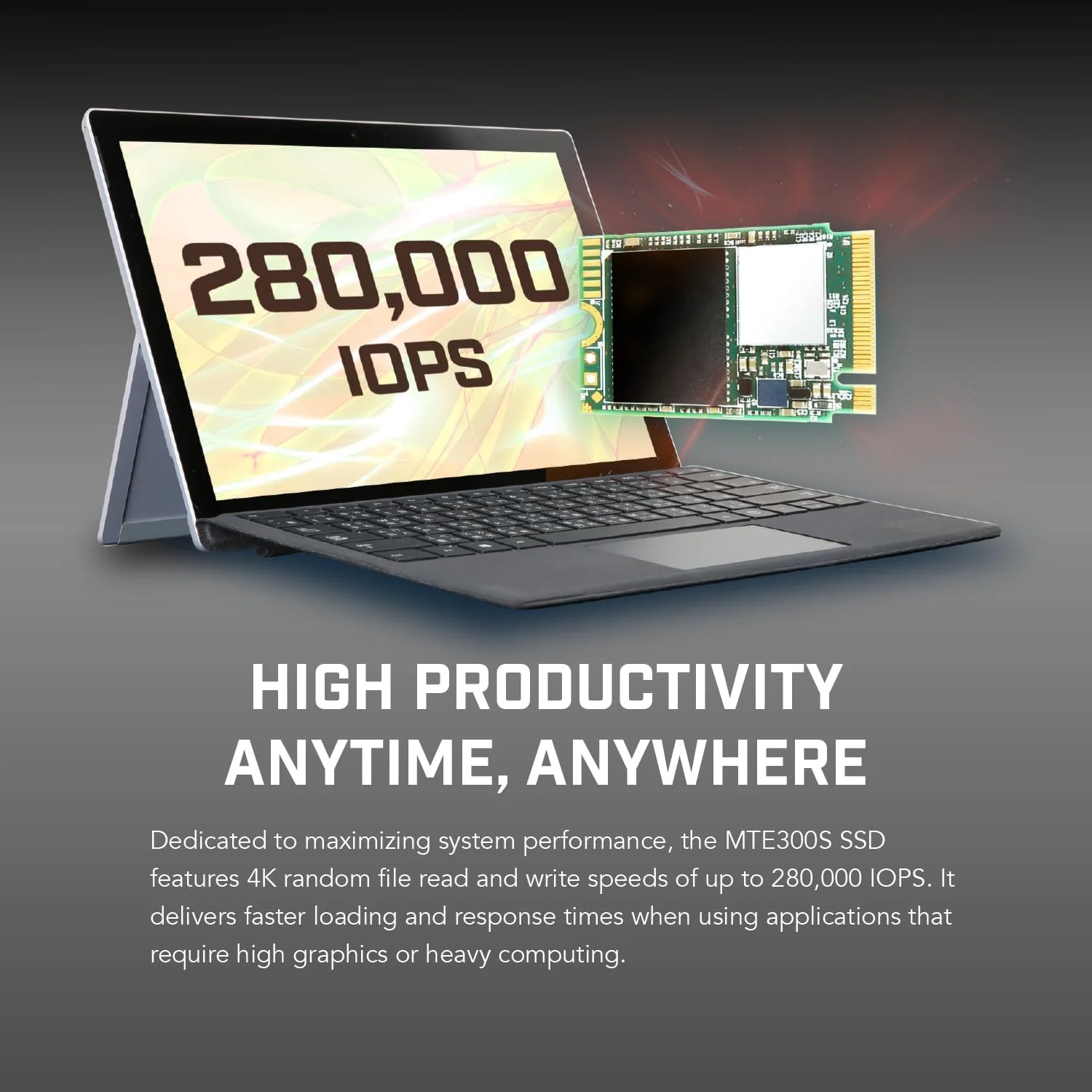 درایو حالت جامد داخلی 256 گیگابایتی ترنسند MTE300S NVMe PCIe Gen3 x4 M.2 2230 (SSD) 3D TLC NAND (TS256GMTE300S)