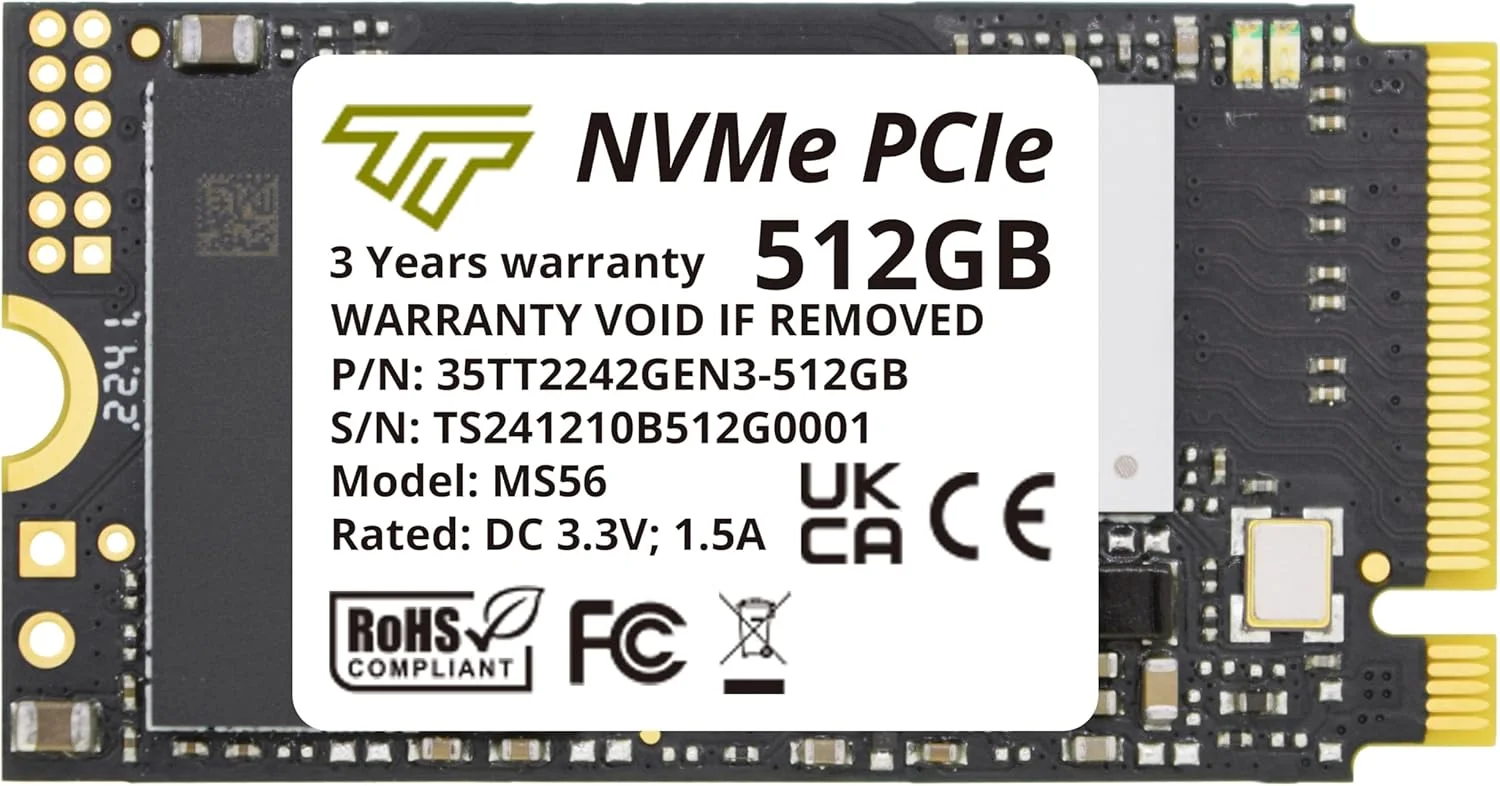 درایو حالت جامد Timetec 512GB M.2 2242 SSD NVMe PCIe Gen3x4 3D NAND TLC سرعت خواندن/نوشتن تا 2,000/1,500 مگابایت بر ثانیه، سازگار با Lenovo Thinkpad E15 / ThinkPad 11e Yoga Gen 6، لپ تاپ و کامپیوتر رومیزی درایو حالت جامد Timetec 512GB M.2 2242 SSD NVMe PCIe Gen3x4 3D NAND TLC سرعت خواندن/نوشتن تا 2,000/1,500 مگابایت بر ثانیه، سازگار با Lenovo Thinkpad E15 / ThinkPad 11e Yoga Gen 6، لپ تاپ و کامپیوتر رومیزی