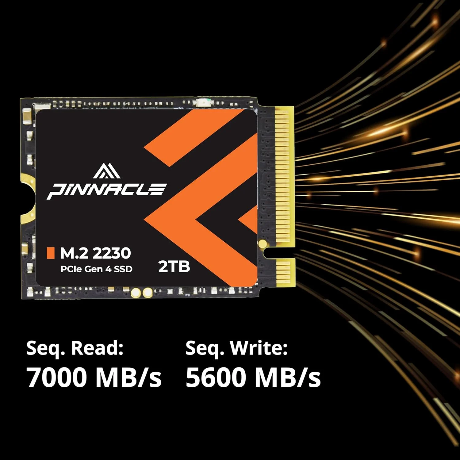 درایو اس اس دی 2 ترابایتی Timetec M.2 2230 NVMe PCIe Gen4x4 با سرعت خواندن تا 7000 مگابایت بر ثانیه، سازگار با Steam Deck، ASUS ROG Ally، Microsoft Surface Pro 9/8/7+/X، لپ تاپ 3/4/Go/Book3 و مینی کامپیوترها