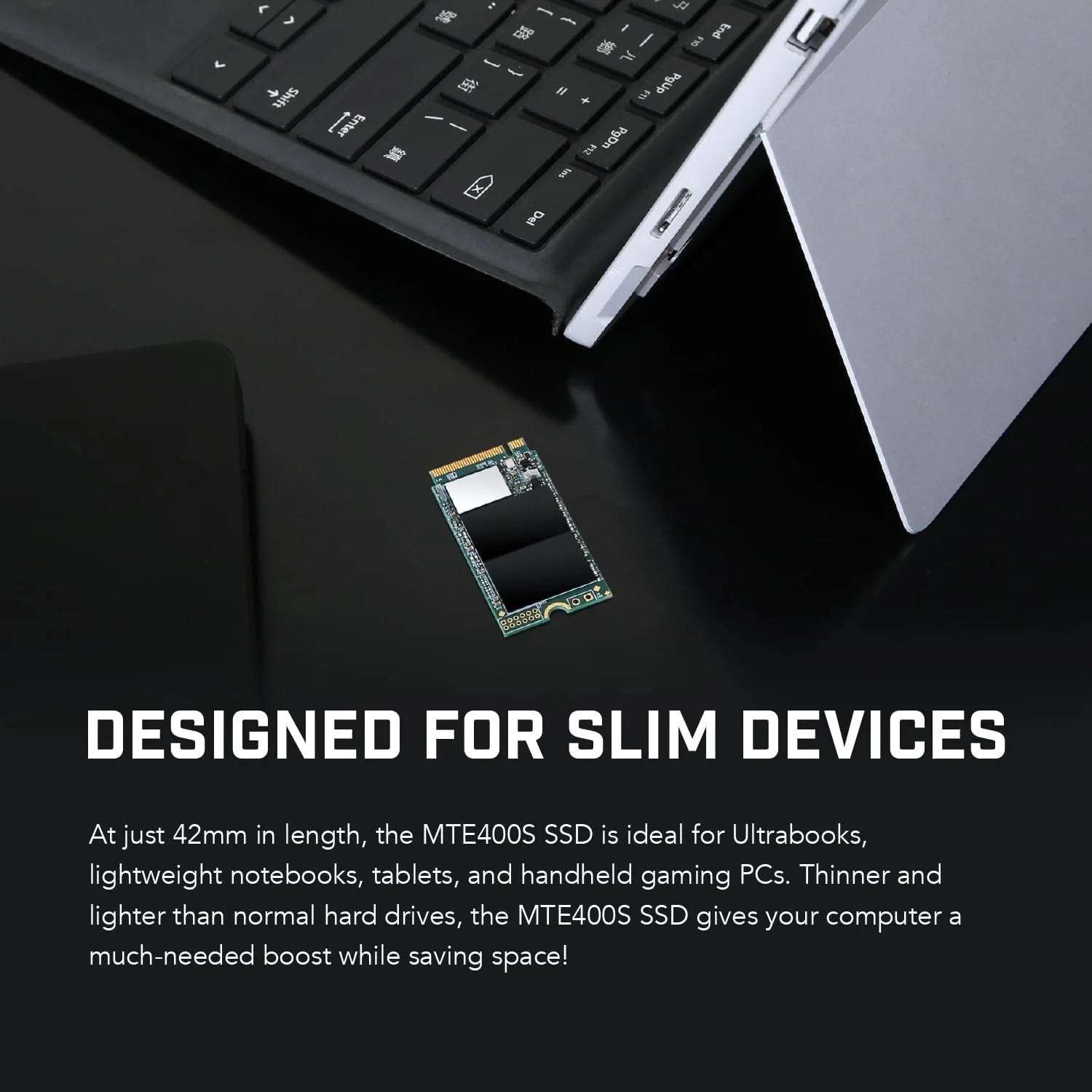 حافظه اس اس دی داخلی 1 ترابایتی Transcend MTE400S NVMe - Gen3 x4 PCIe M.2 2242، سرعت تا 2000 مگابایت بر ثانیه - TS1TMTE400S