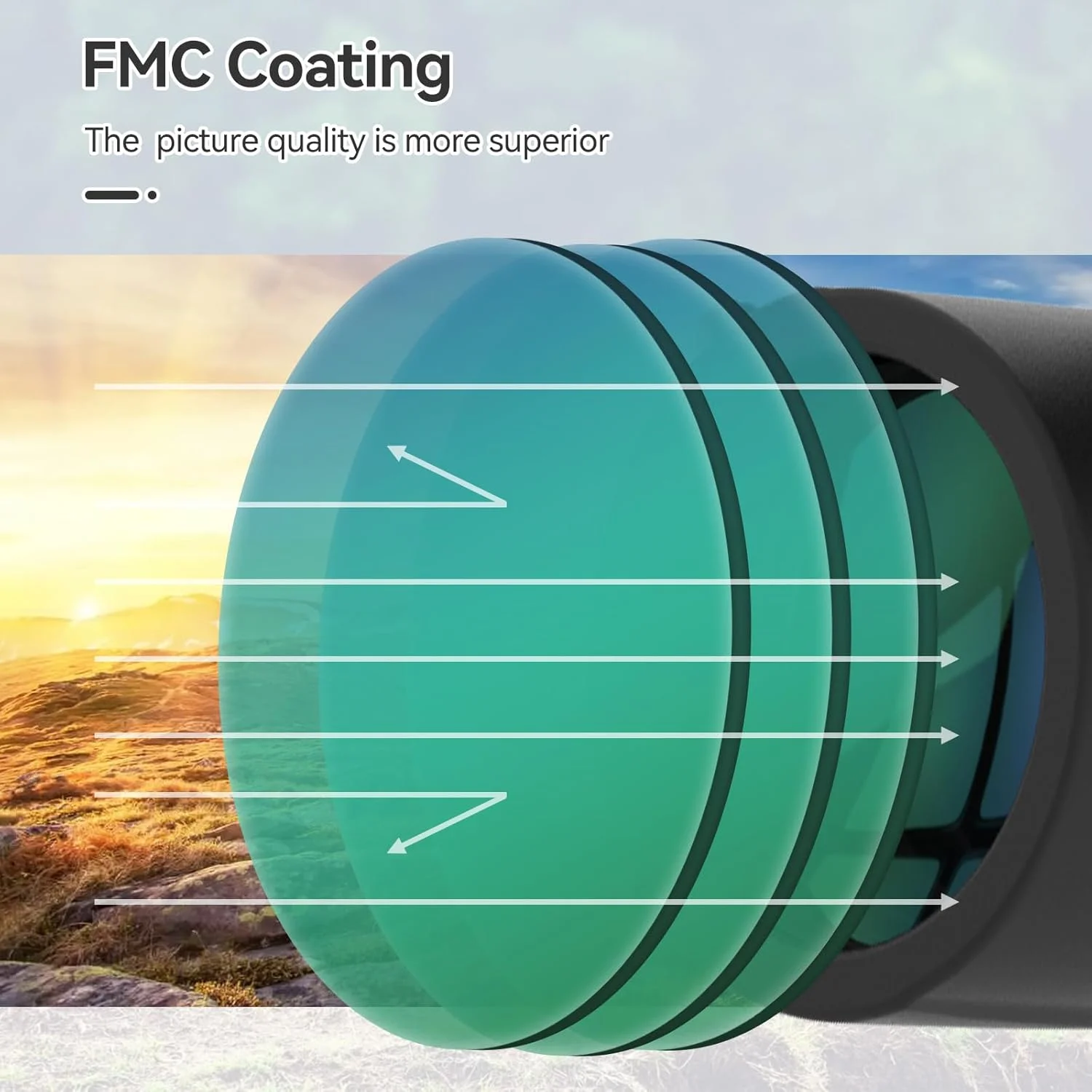 دوربین دوچشمی SVBONY SA205 برای بزرگسالان، 10x42 با میدان دید تخت، شیشه ED، به همراه آداپتور تلفن ارتقا یافته، ضد آب با بند برای تماشای پرندگان