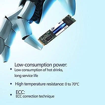 درایو حالت جامد M.2 2280 داگفیش سه رنگ، 64 گیگابایت SATA III 6 گیگابیت بر ثانیه، درایو داخلی حالت جامد - سازگار با کامپیوتر رومیزی لپ تاپ (M.2 2280، بسته 10 عددی 64 گیگابایتی)