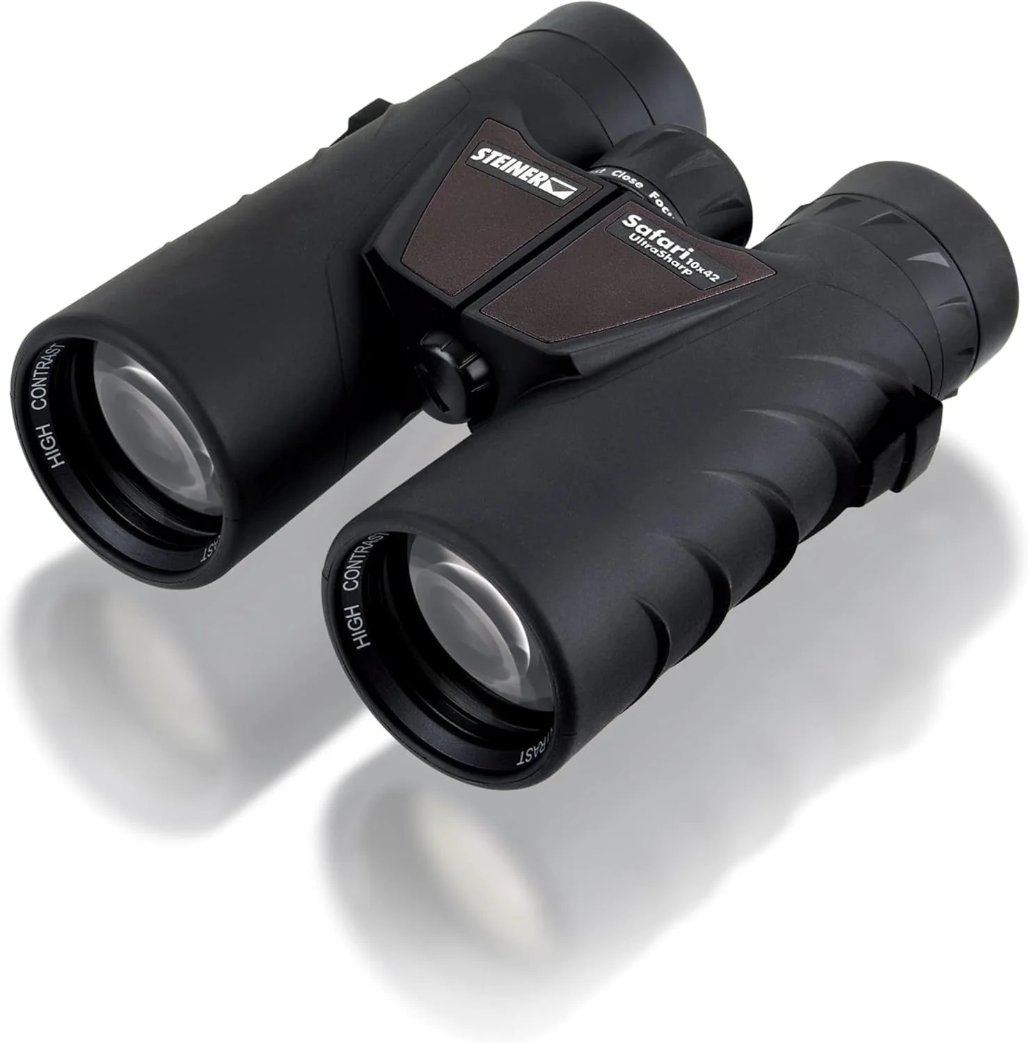 دوربین شکاری اشتاینر سافاری UltraSharp، 10x42، 10 برابر بزرگنمایی، لنز 42 میلی‌متری، ضد آب، ضد مه، ضد ضربه، روکش لاستیکی NBR، سبک وزن، کنتراست بالا، دید روشن، مناسب سفر، پیاده‌روی، کنسرت، ورزش، طبیعت
