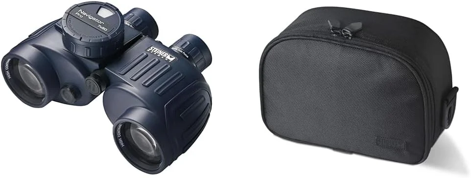 دوربین شکاری اشتاینر 7x50 Navigator Pro به همراه کیف محافظ پددار، اپتیک با کنتراست بالا، قطب نما و فوکوس خودکار ورزشی