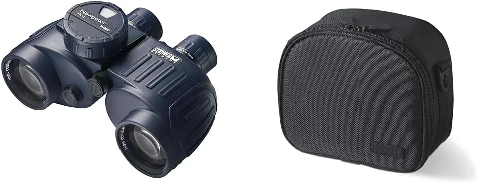 دوربین شکاری اشتاینر 7x50 Navigator Pro با بزرگنمایی 7 برابر، اپتیک با کنتراست بالا و کیف محافظ دوربین شکاری با کیفیت عالی، 8x30/6x30/7x35/7x30