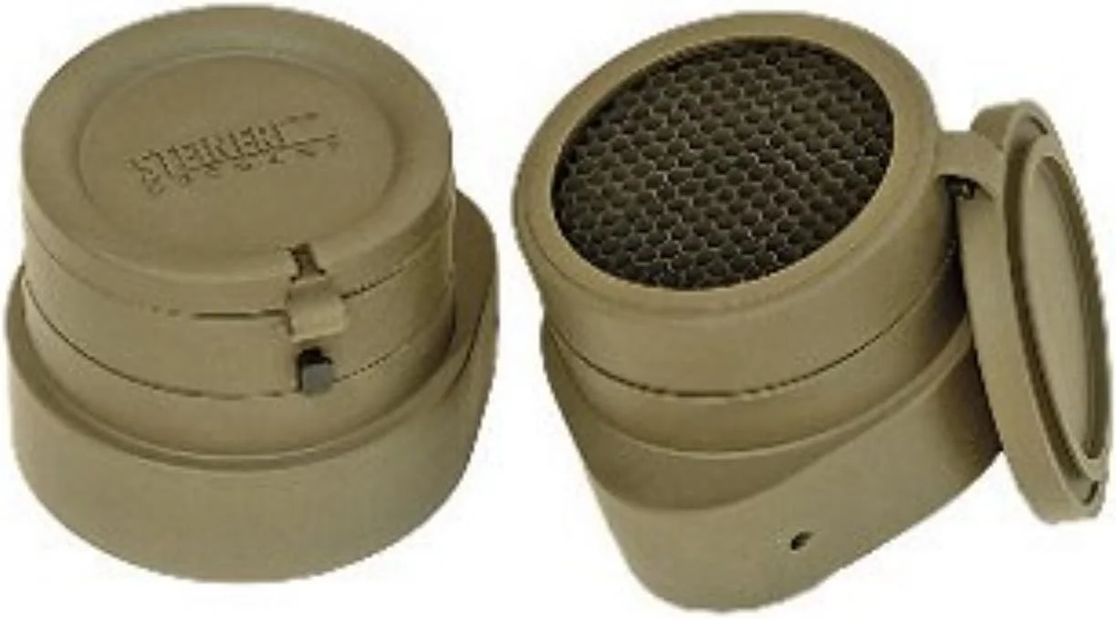 محافظ ضد انعکاس نور استاینر برای دوربین شکاری نظامی 50 میلی‌متری، رنگ سبز زیتونی، جفت