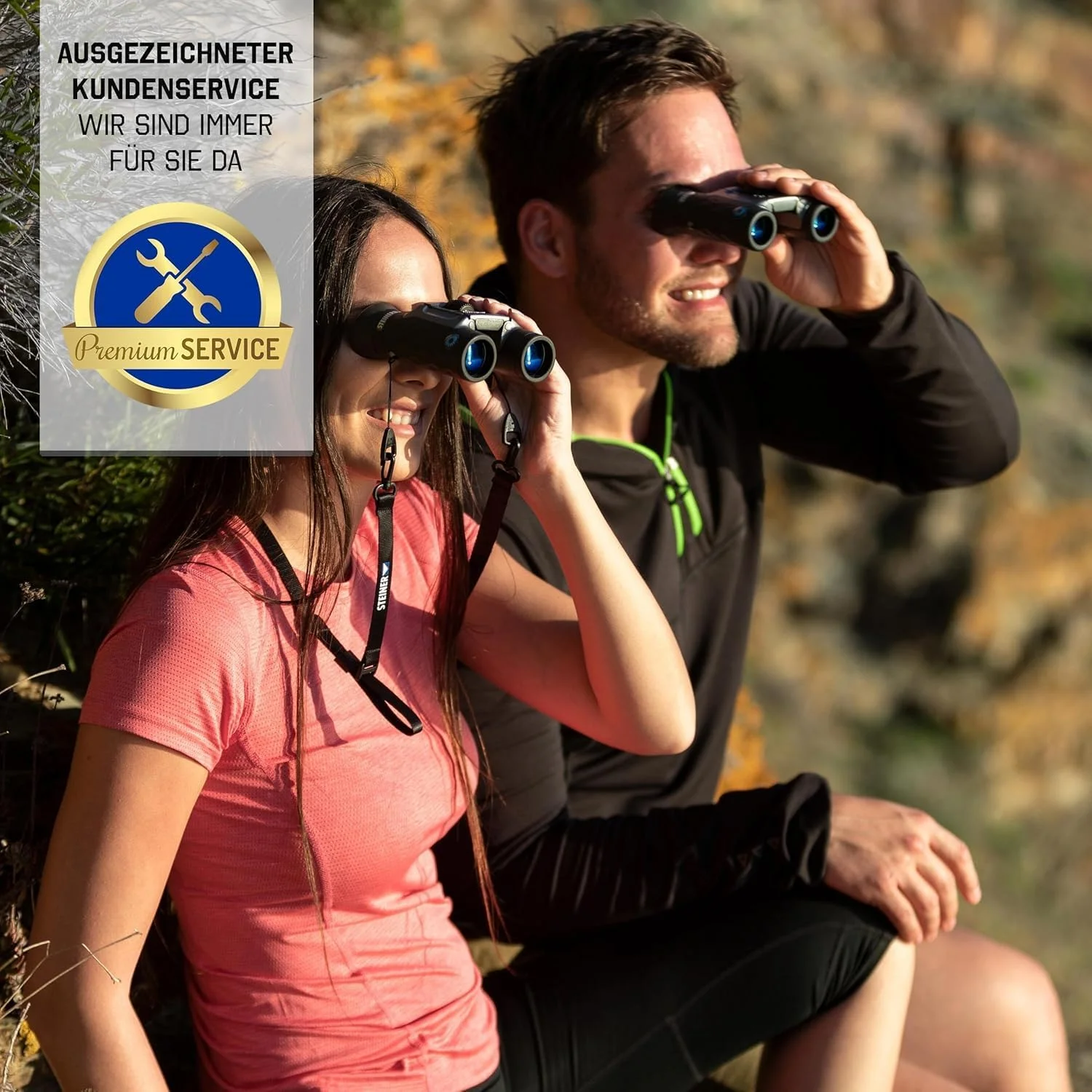 دوربین دوچشمی اشتاینر BluHorizons - فناوری منحصر به فرد لنز، محافظت از چشم، جمع و جور، سبک وزن - ایده آل برای فعالیت های خارج از منزل و رویدادهای ورزشی