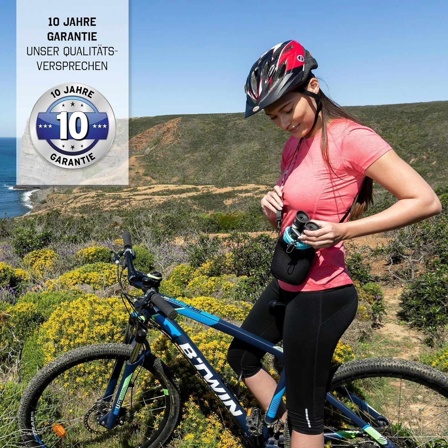 دوربین دوچشمی اشتاینر BluHorizons - فناوری منحصر به فرد لنز، محافظت از چشم، جمع و جور، سبک وزن - ایده آل برای فعالیت های خارج از منزل و رویدادهای ورزشی