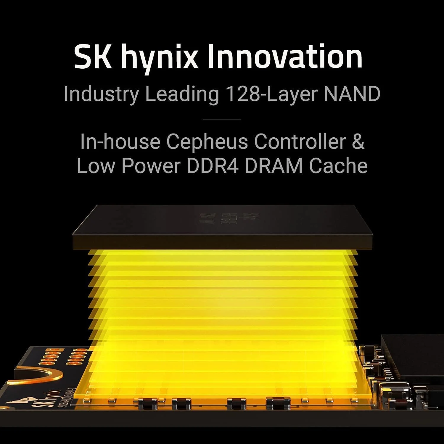 اس اس دی داخلی SK hynix Gold P31 500GB PCIe NVMe Gen3 M.2 2280، سرعت تا 3500MB/S، فرم فاکتور M.2 SSD فشرده، درایو حالت جامد داخلی با فلش NAND 128 لایه