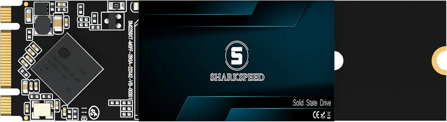 درایو حالت جامد داخلی SSD 4 ترابایت M.2 2280 TLC 3D NAND SATA III 6 Gb/s برای کامپیوتر، لپ تاپ و دسکتاپ (M.2 2280, 4TB)