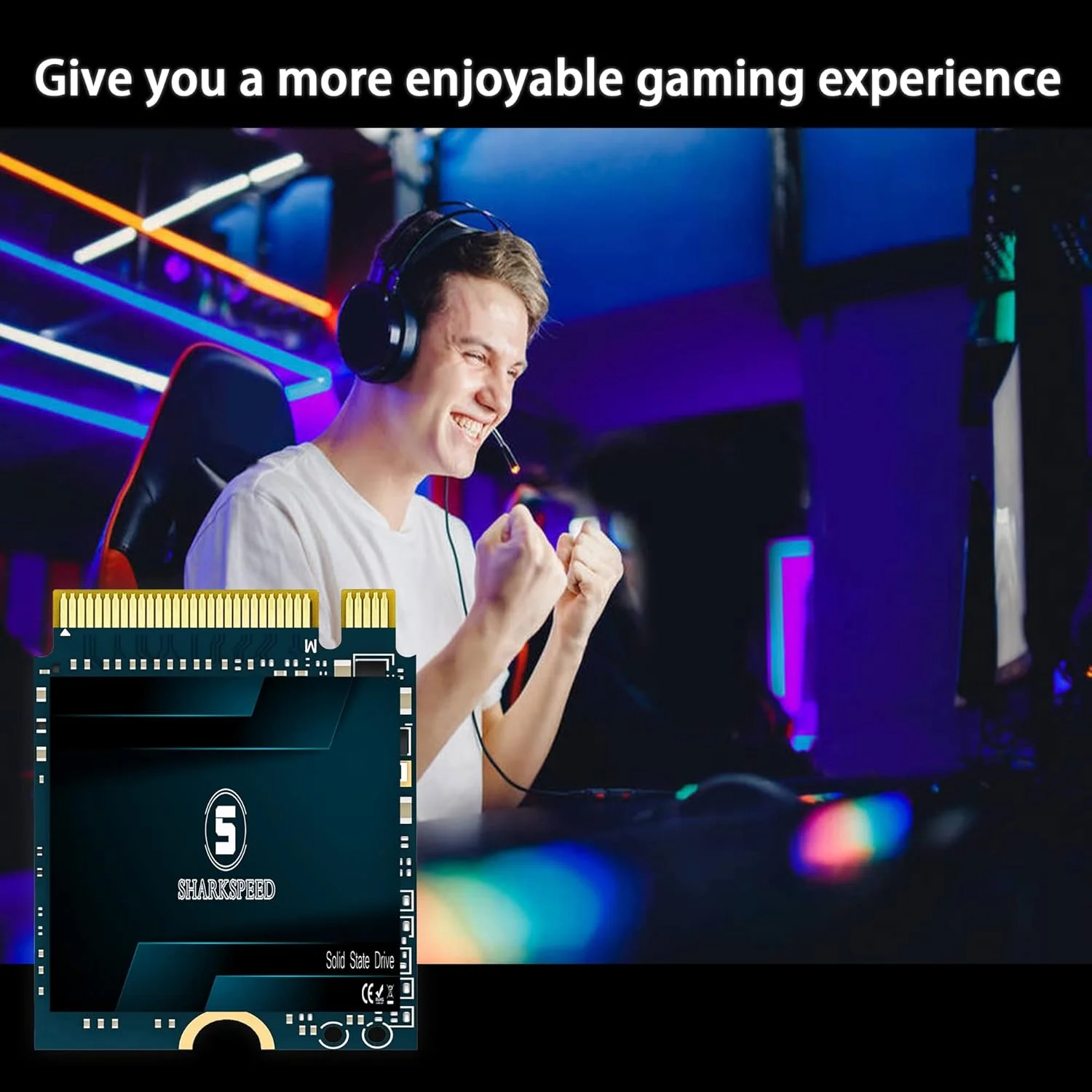 درایو حالت جامد SSD 256GB M.2 2230 NVMe PCIe Gen 4.0، درایو داخلی 30 میلی‌متری، سازگار با استیم دک، مایکروسافت سرفیس پرو، الترابوک