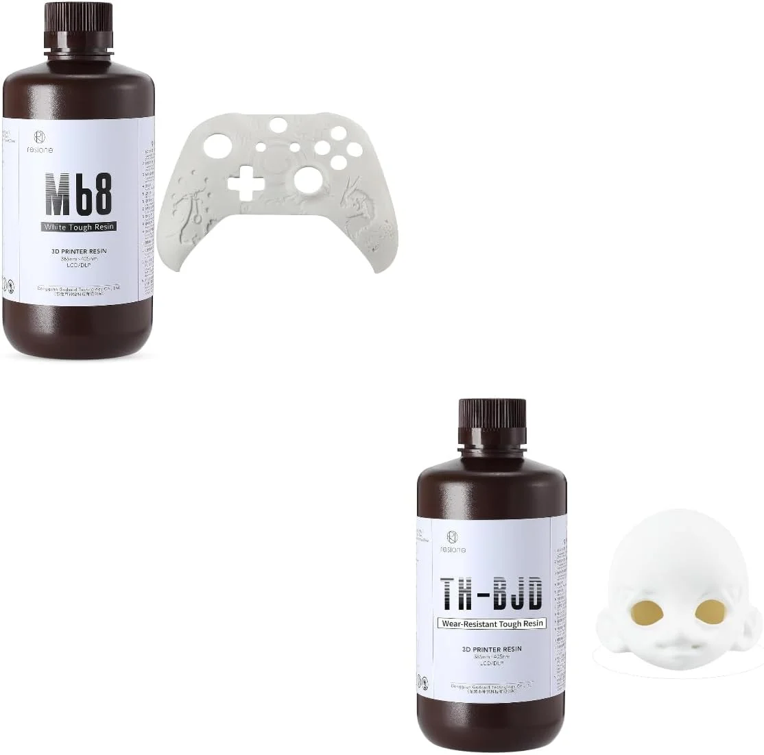 رزین پرینتر سه بعدی مقاوم RESIONE، رزین UV شبیه ABS، مایع پرینت سه بعدی غیر زرد شونده