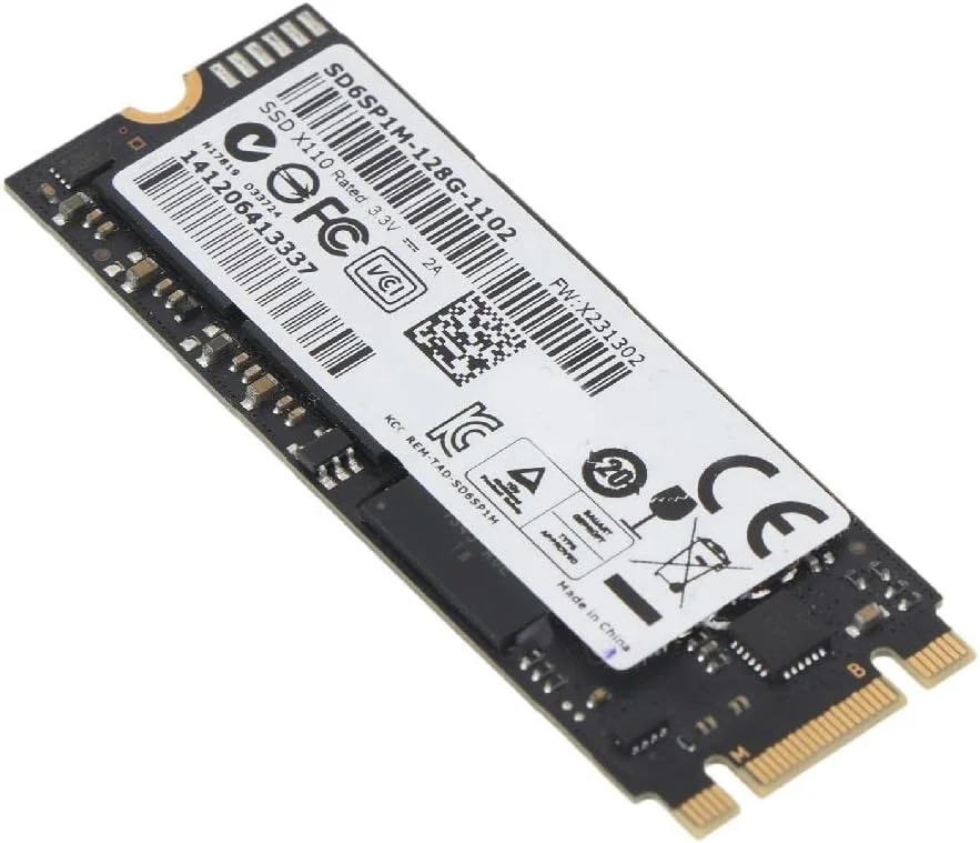 درایو حالت جامد M.2 NGFF SSD X110 SD6SP1M M2 128GB برای کامپیوتر رومیزی سری X110 فرمت شده و کارکرده مدل sd6sp1m-128g