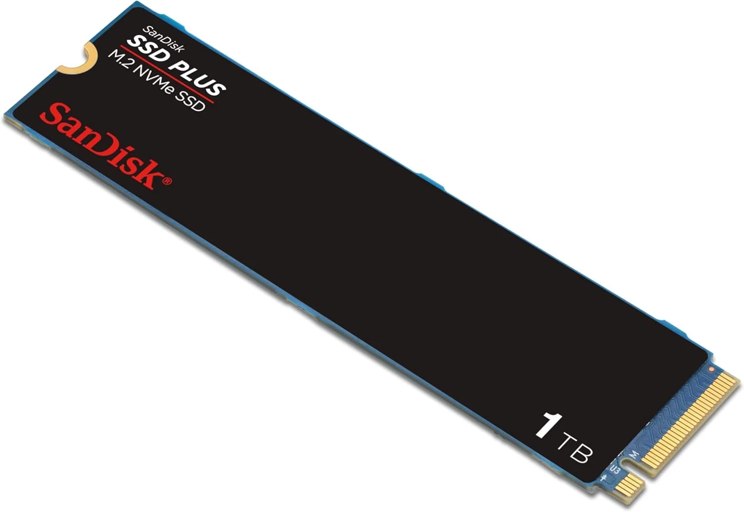 حافظه اس اس دی SanDisk SSD Plus 1TB M.2 NVMe، اس اس دی داخلی، PCIe Gen 3، M.2 2280، نصب آسان، 3 سال 