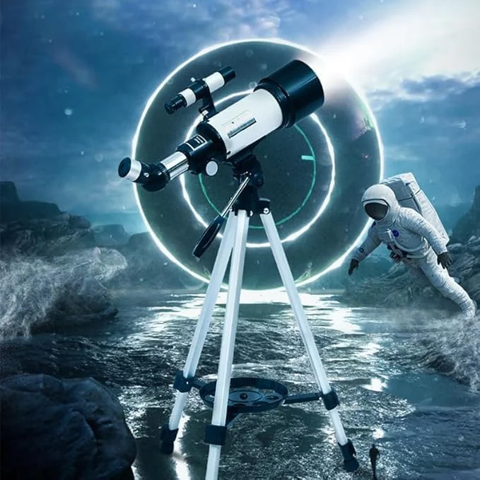 تلسکوپ مسافرتی نجومی 40070، تلسکوپ های بازتابی برای بزرگسالان 8 تا 12 سال و تلسکوپ های مبتدی نجومی با سه پایه، گیره تلفن و کنترل از راه دور