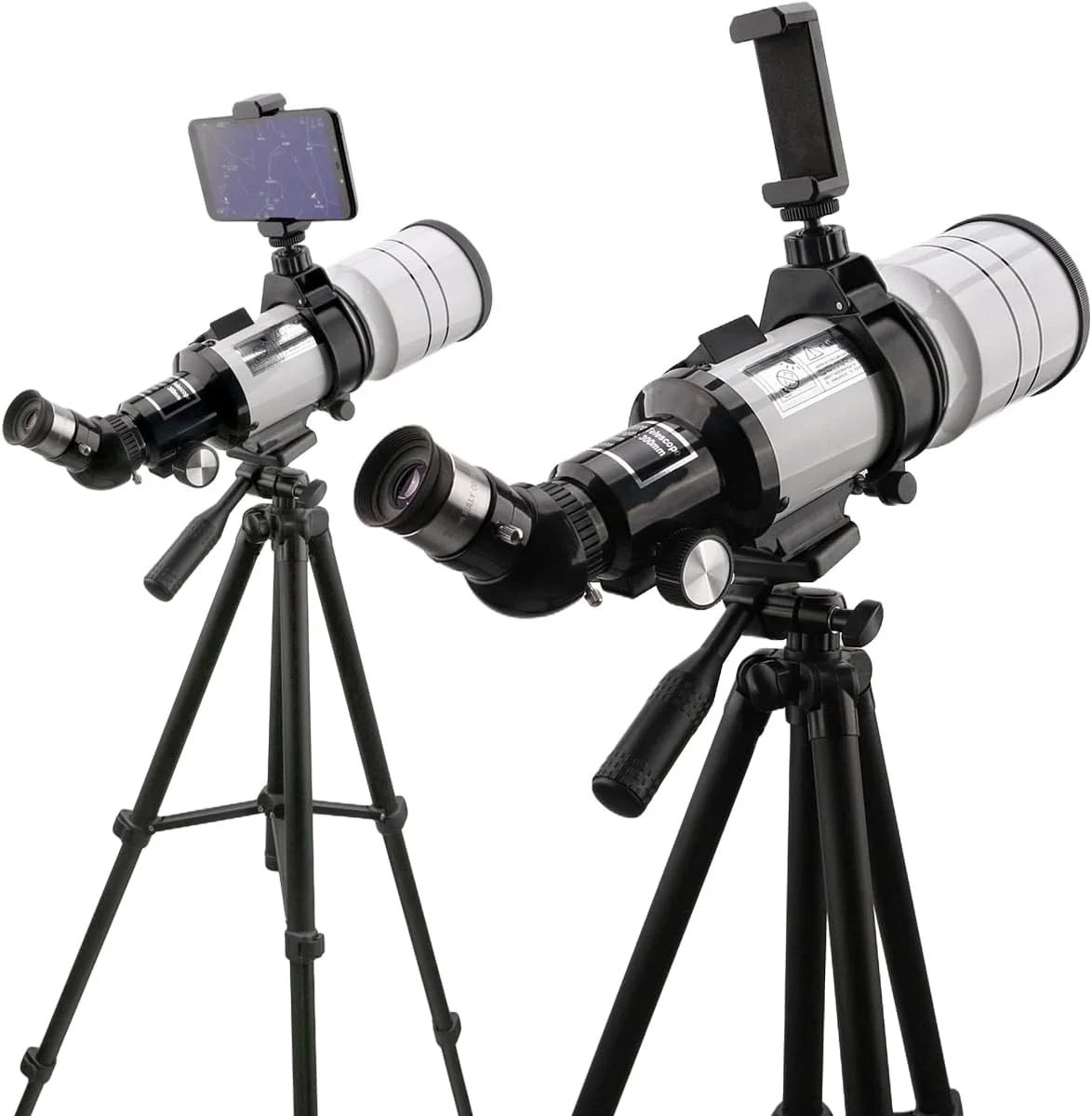 تلسکوپ - دهانه 70 میلی‌متری با ستاره‌یاب آسان و سه‌پایه پایدار - ایده‌آل برای تماشای ستارگان و افراد مبتدی