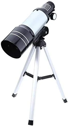 تلسکوپ حرفه ای نجومی تک چشمی با سه پایه، تلسکوپ انکساری زوم با عملکرد بالا و قدرتمند برای فضای نجومی، آبی، تلسکوپ جدید