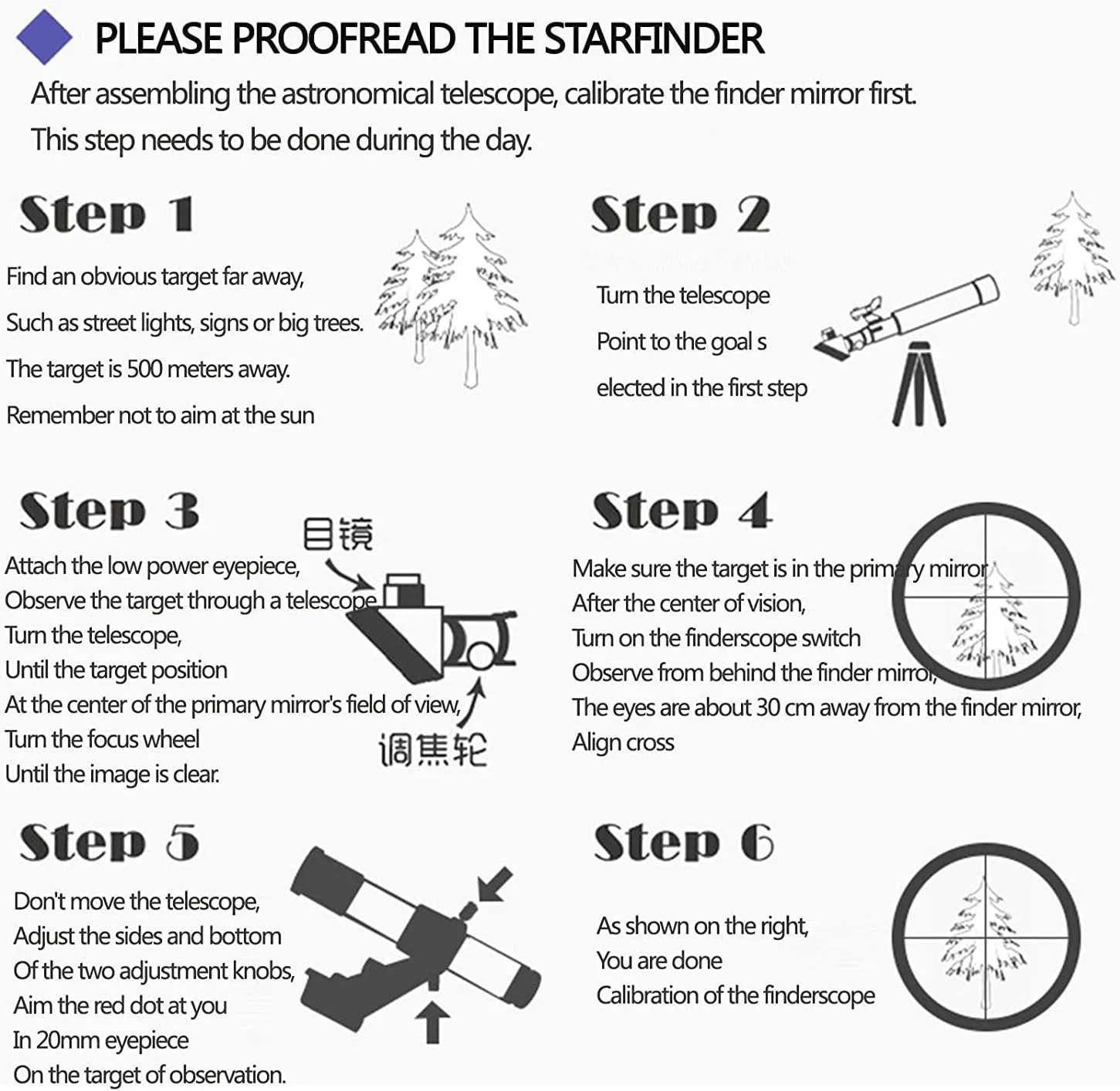 تلسکوپ نجومی انکساری 400 میلی‌متری 30 میلی‌متری برای کودکان و مبتدیان، تلسکوپ مسافرتی قابل حمل با سه‌پایه + منظره‌یاب + آداپتور گوشی هوشمند 2021 جدید