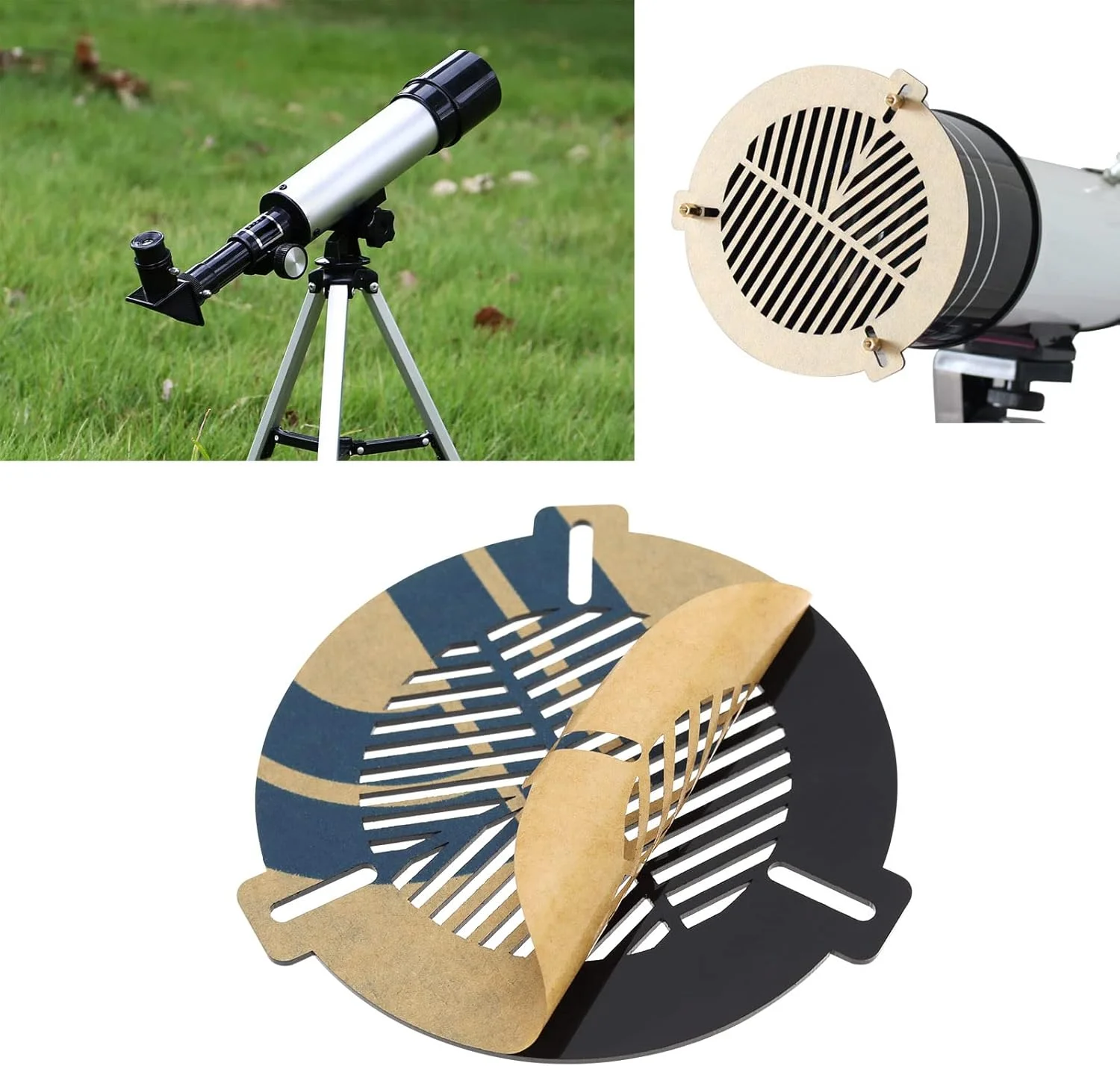 ماسک باهتینوف EMSea، ماسک فوکوس تلسکوپ اکریلیک سبک وزن برای قطر بیرونی لوله از 60 میلی متر تا 90 میلی متر برای تلسکوپ های بازتابی، شکستی و دابسونی