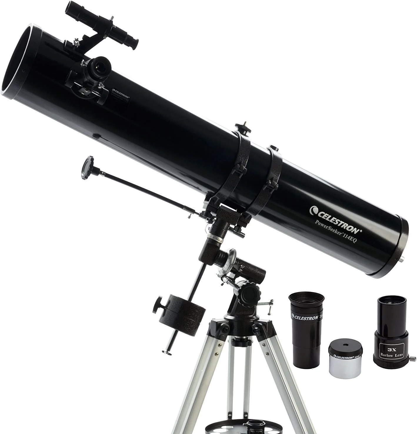 تلسکوپ سلسترون Powerseeker 114EQ MD به همراه آداپتور تلفن