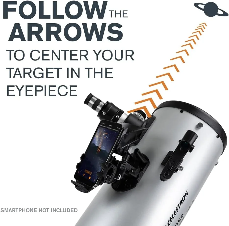 تلسکوپ دابسونی استارسنس اکسپلورر 8 اینچی سلسترون با قابلیت اتصال به اپلیکیشن