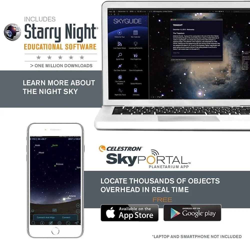 تلسکوپ مسافرتی 70 سلسترون، مشکی