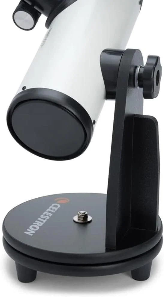 تلسکوپ کامترون فرست اسکوپ 76 میلی‌متری سلسترون - تلسکوپ دابسونی رومیزی جمع و جور و قابل حمل - تلسکوپ ایده آل برای مبتدیان - شامل فایندر اسکوپ 5X24 - بسته نرم افزاری نجومی جایزه