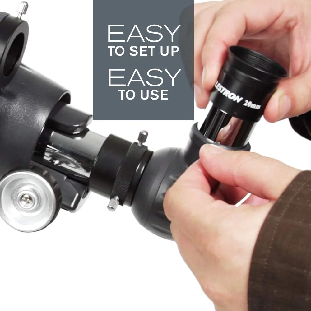 تلسکوپ شکستنی سلسترون مدل 70AZ Astromaster، آبی