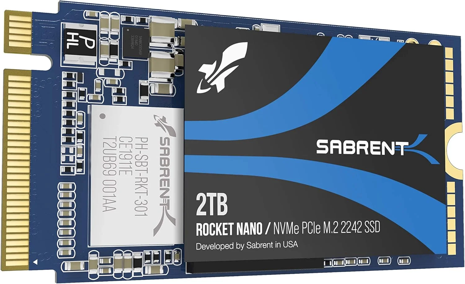 اس اس دی 2 ترابایتی Sabrent Rocket NVMe PCIe M.2 2242 بدون DRAM کم مصرف داخلی با عملکرد بالا (SB-1342-2TB) اس اس دی 2 ترابایتی Sabrent Rocket NVMe PCIe M.2 2242 بدون DRAM کم مصرف داخلی با عملکرد بالا (SB-1342-2TB)