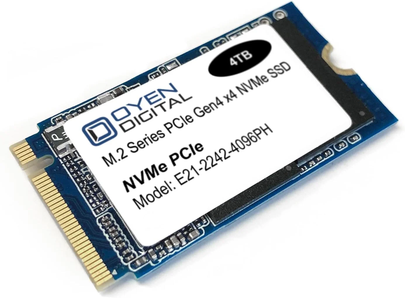 درایو حالت جامد داخلی 4 ترابایتی M.2 2242 NVMe PCIe 3D TLC از Oyen Digital