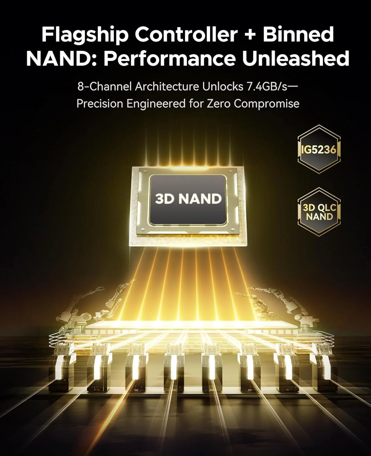 درایو اس اس دی 2 ترابایتی M.2 NVMe اوریکو GEN4، درایو PCIe 4.0 با سرعت خواندن 7450 مگابایت بر ثانیه، برای دسکتاپ، لپ تاپ و PS5 - مدل OG7000 درایو اس اس دی 2 ترابایتی M.2 NVMe اوریکو GEN4، درایو PCIe 4.0 با سرعت خواندن 7450 مگابایت بر ثانیه، برای دسکتاپ، لپ تاپ و PS5 - مدل OG7000