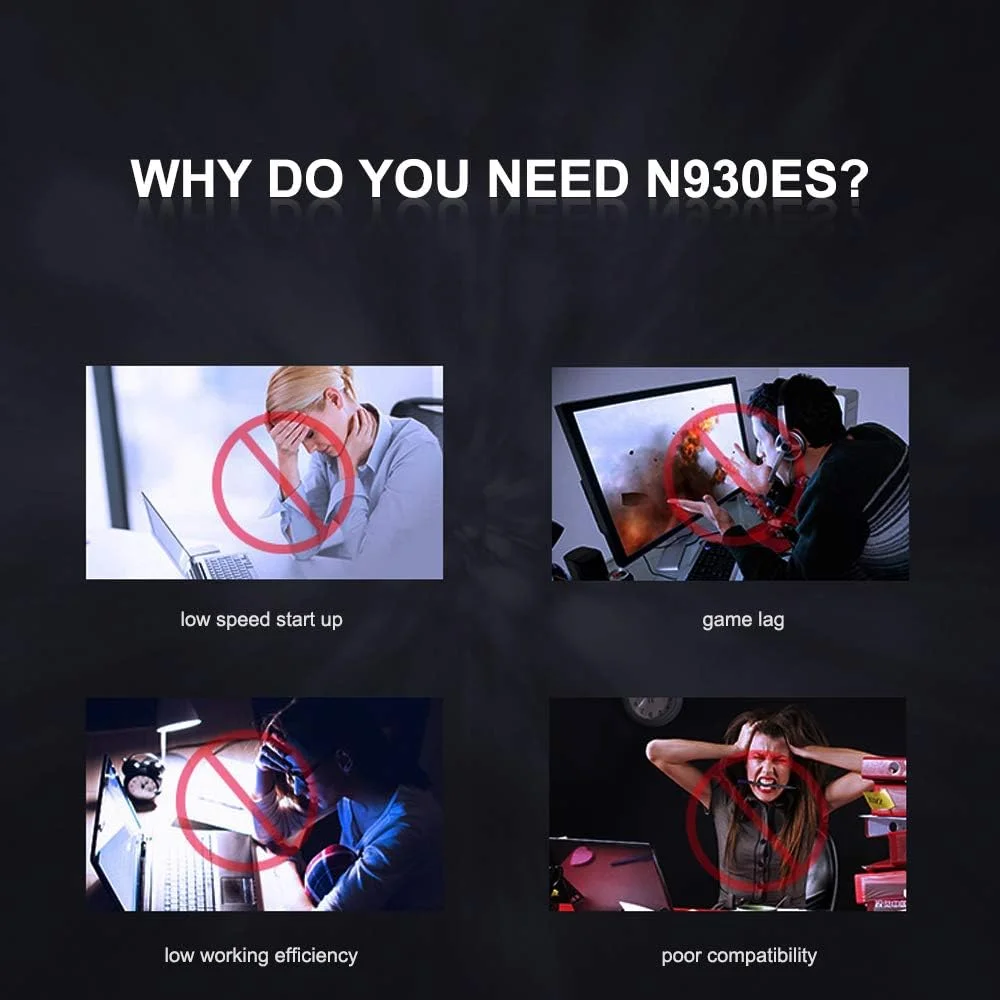 درایو حالت جامد N930ES NVMe M.2 2242 SSD Gen3*2 PCIe 3D MLC/TLC NAND Flash با ظرفیت 128 گیگابایت