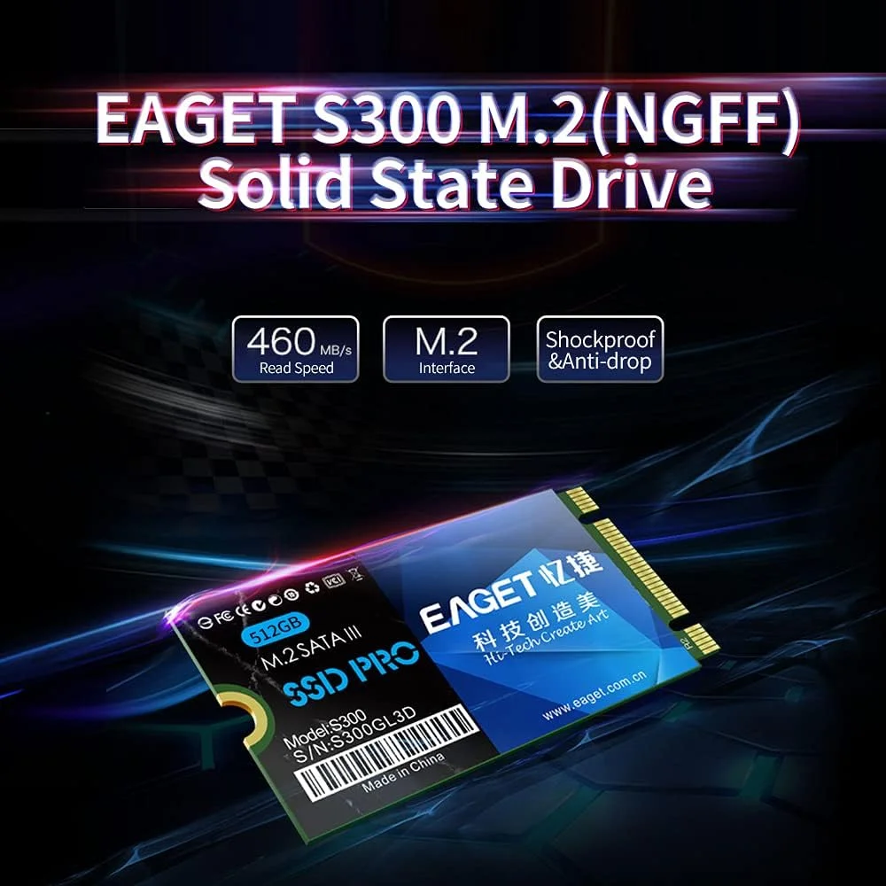 درایو حالت جامد M.2 (NGFF) Obery S300 SSD، انتقال پرسرعت، کم حجم، بی صدا و ضد ضربه برای کامپیوتر و لپ تاپ 1 ترابایت