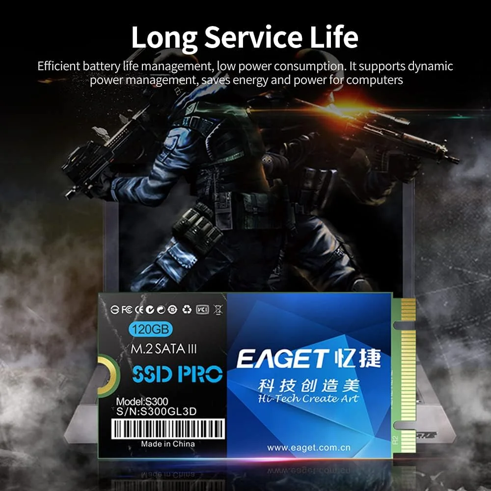 درایو حالت جامد M.2 (NGFF) Obery S300 SSD، انتقال پرسرعت، کم حجم، بی صدا و ضد ضربه برای کامپیوتر و لپ تاپ 1 ترابایت