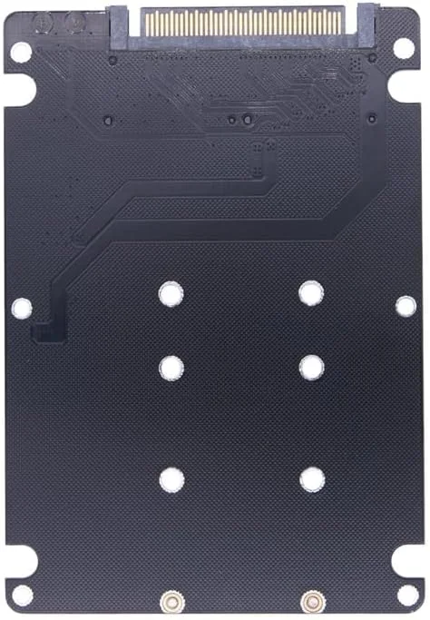 تبدیل M.2 SSD به U.2 / تبدیل M.2 NVME SSD (کلید M) و SSD کلید B به آداپتور U.2 SFF-8639 / کارت آداپتور 2 در 1 - NVME و SATA M.2 به (U.2X16)