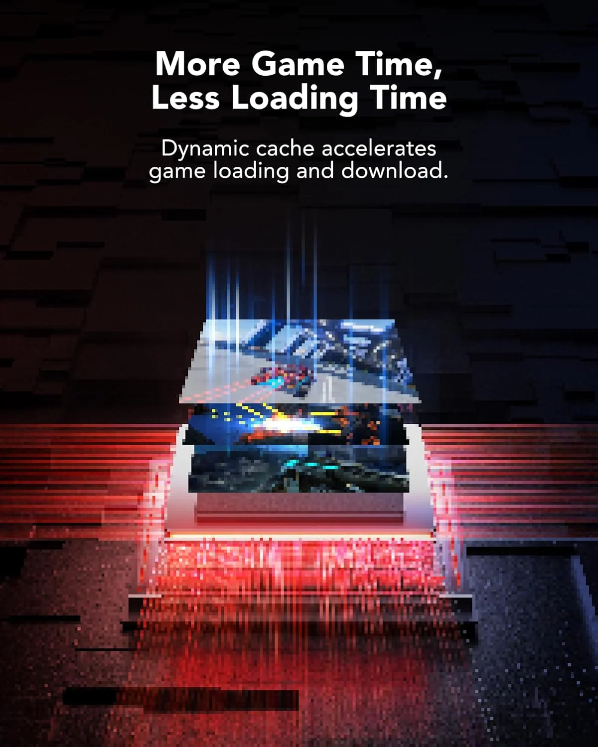 درایو حالت جامد داخلی Lexar PLAY 2230 PCIe 4.0 با ظرفیت 1 ترابایت، M.2 2230 PCIe Gen4x4 SSD، سرعت خواندن تا 5200 مگابایت بر ثانیه، سرعت نوشتن 4700 مگابایت بر ثانیه، درایو حالت جامد داخلی سازگار با Steam Deck و ASUS ROG Ally (LNMPLAY001T-RNNNG)