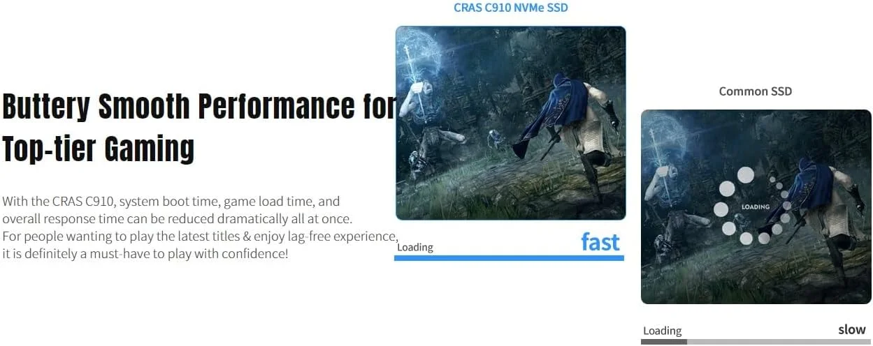 حافظه اس اس دی داخلی 1 ترابایتی KLEVV CRAS C910 M.2 2280 SLC Cache NVMe PCIe Gen4x4 مناسب لپ تاپ و کامپیوتر، دارای هیت سینک، سرعت تا 5000 مگابایت بر ثانیه (K01TBM2SP0-C91)